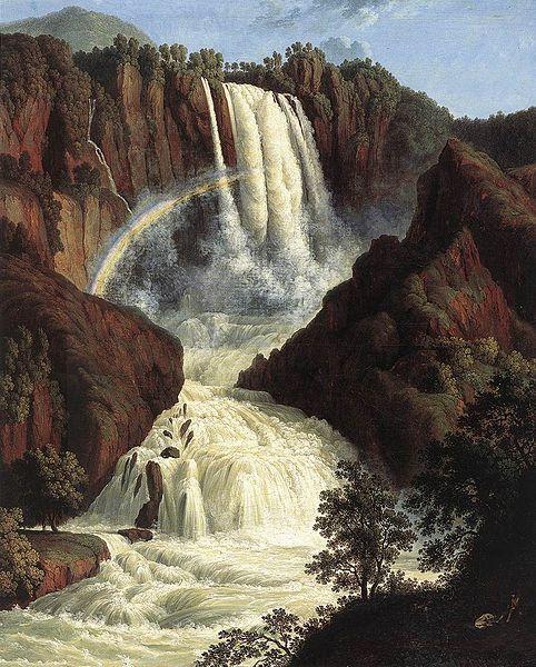 Jakob Philipp Hackert The Waterfalls at Terni oil painting picture